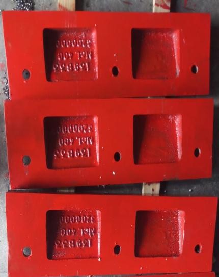High chrome blow bars